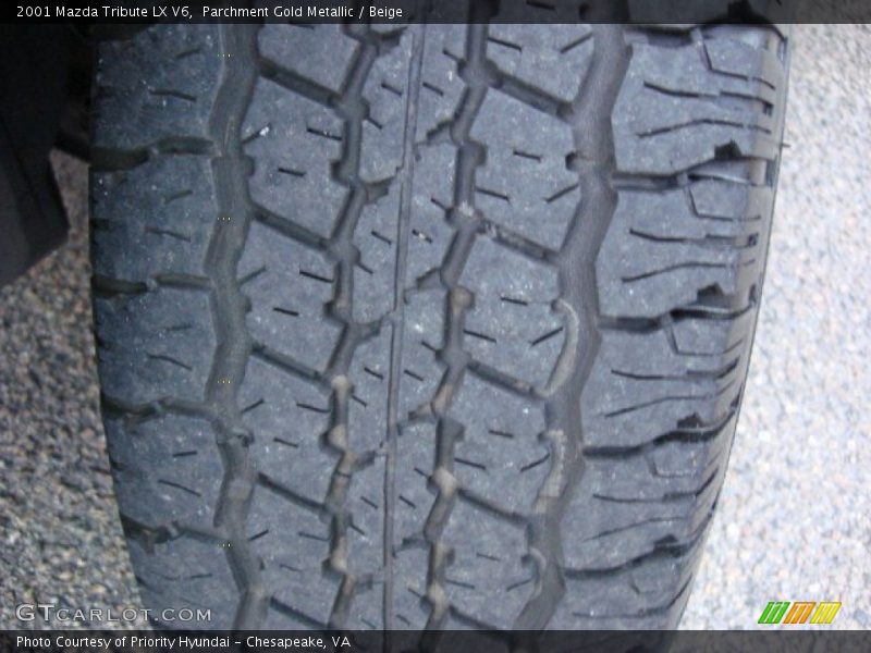 Parchment Gold Metallic / Beige 2001 Mazda Tribute LX V6