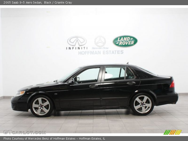 Black / Granite Gray 2005 Saab 9-5 Aero Sedan