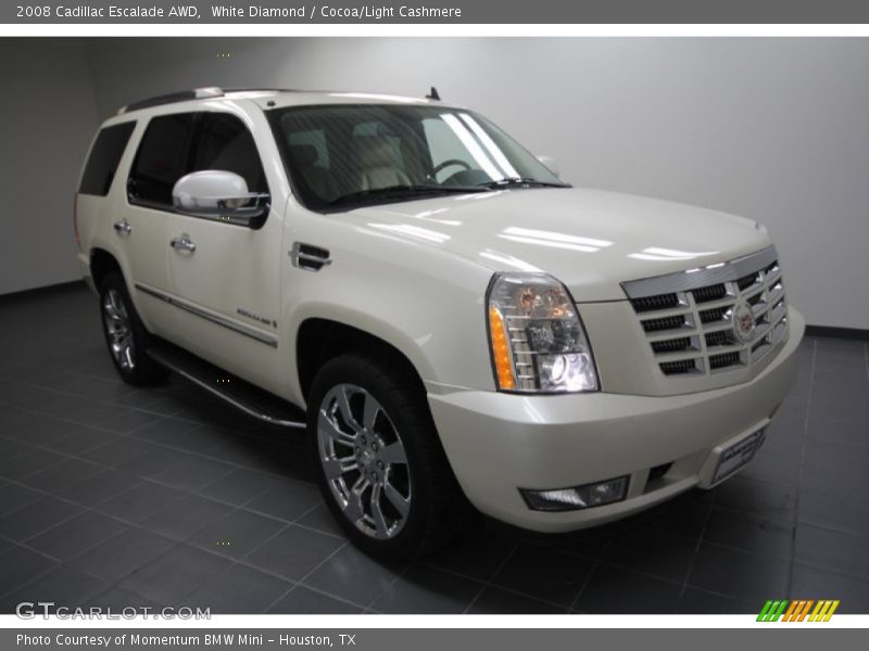 White Diamond / Cocoa/Light Cashmere 2008 Cadillac Escalade AWD