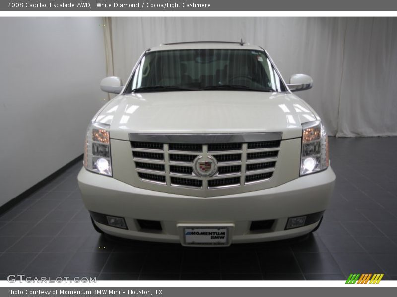 White Diamond / Cocoa/Light Cashmere 2008 Cadillac Escalade AWD