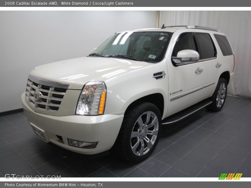 White Diamond / Cocoa/Light Cashmere 2008 Cadillac Escalade AWD