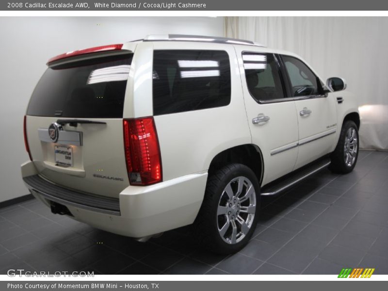 White Diamond / Cocoa/Light Cashmere 2008 Cadillac Escalade AWD