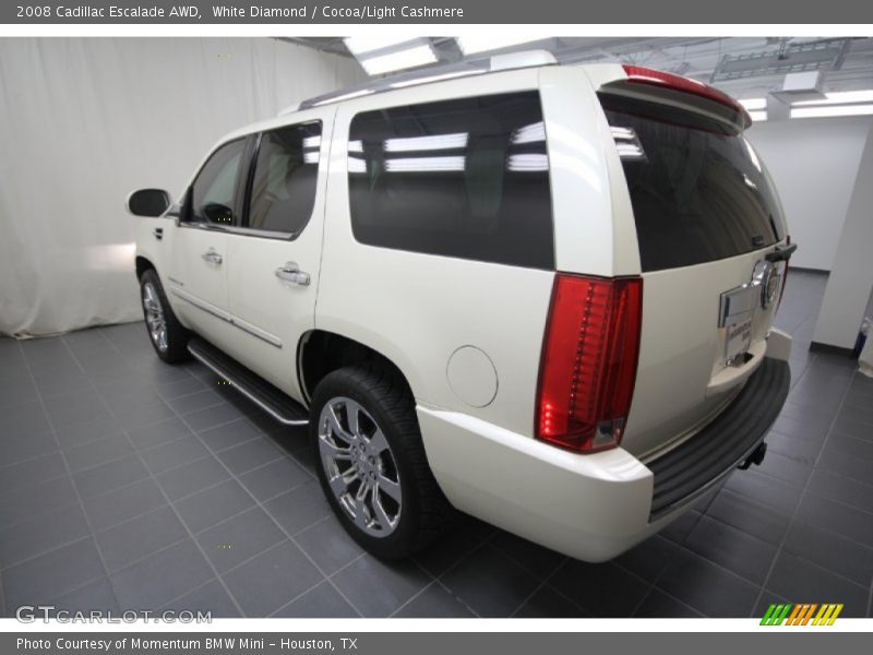 White Diamond / Cocoa/Light Cashmere 2008 Cadillac Escalade AWD