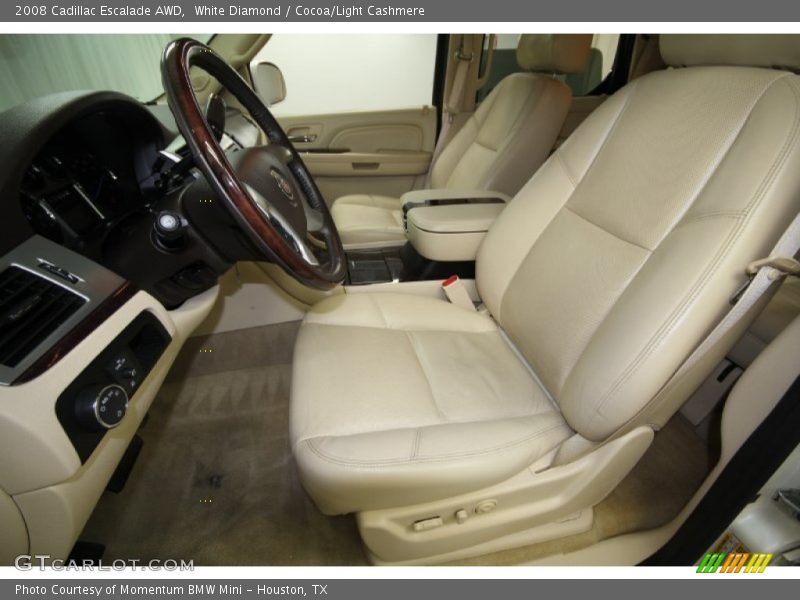 White Diamond / Cocoa/Light Cashmere 2008 Cadillac Escalade AWD