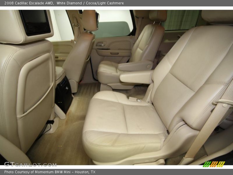 White Diamond / Cocoa/Light Cashmere 2008 Cadillac Escalade AWD