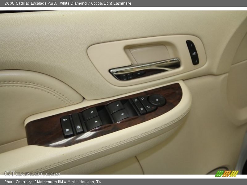 White Diamond / Cocoa/Light Cashmere 2008 Cadillac Escalade AWD