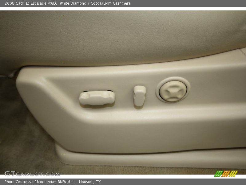 White Diamond / Cocoa/Light Cashmere 2008 Cadillac Escalade AWD
