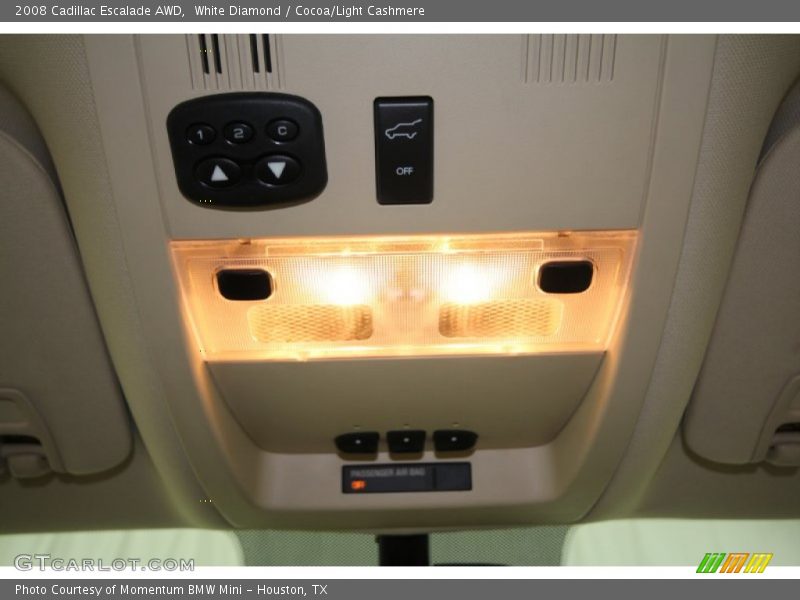 White Diamond / Cocoa/Light Cashmere 2008 Cadillac Escalade AWD