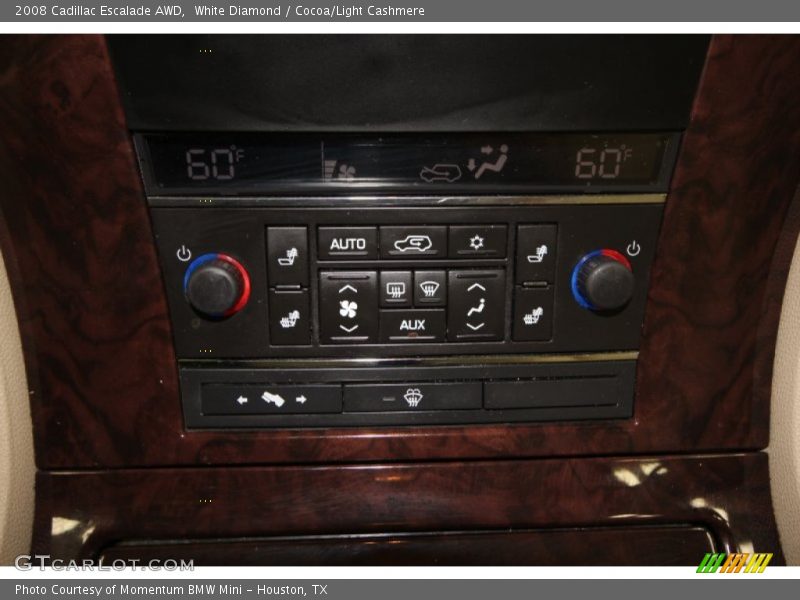 White Diamond / Cocoa/Light Cashmere 2008 Cadillac Escalade AWD