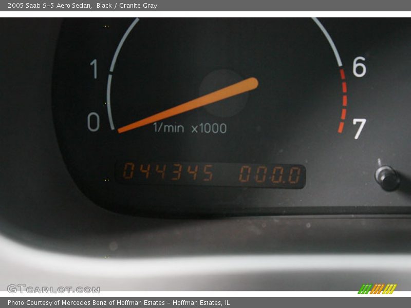 Black / Granite Gray 2005 Saab 9-5 Aero Sedan