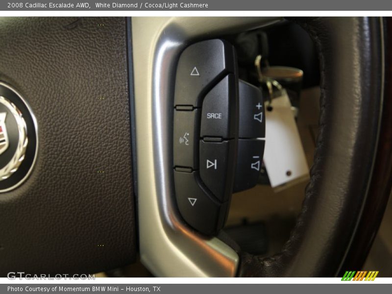 White Diamond / Cocoa/Light Cashmere 2008 Cadillac Escalade AWD