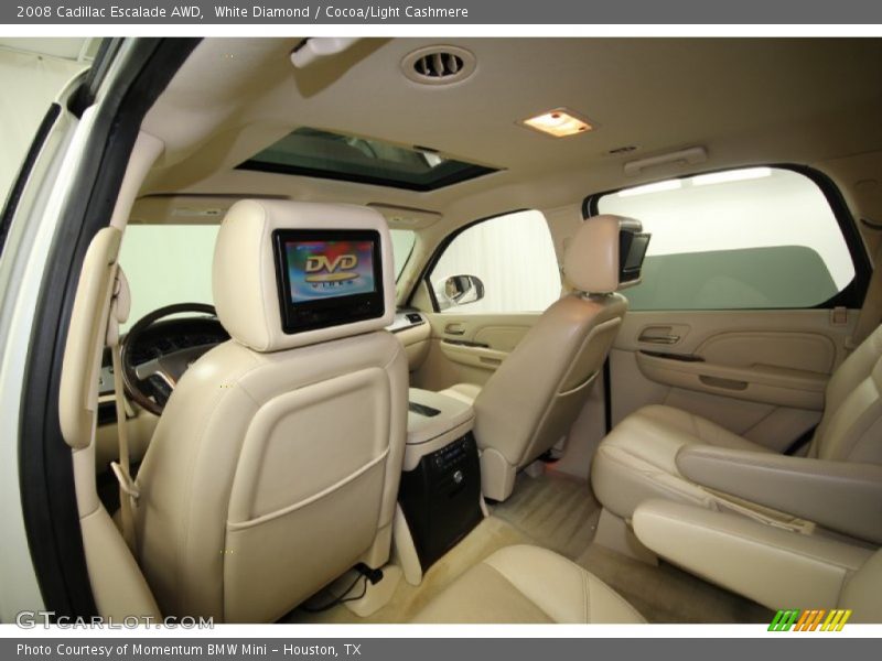 White Diamond / Cocoa/Light Cashmere 2008 Cadillac Escalade AWD