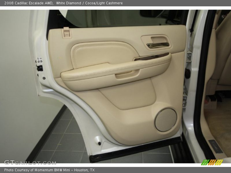 White Diamond / Cocoa/Light Cashmere 2008 Cadillac Escalade AWD
