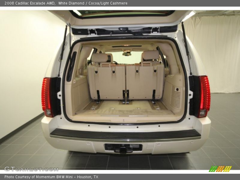 White Diamond / Cocoa/Light Cashmere 2008 Cadillac Escalade AWD