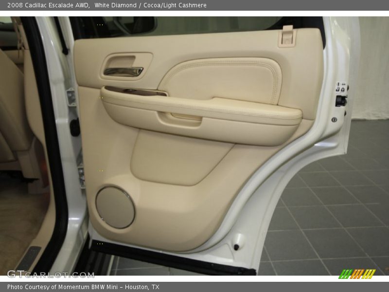 White Diamond / Cocoa/Light Cashmere 2008 Cadillac Escalade AWD
