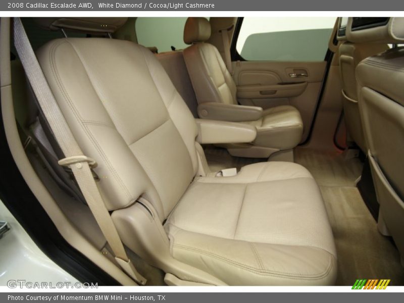 White Diamond / Cocoa/Light Cashmere 2008 Cadillac Escalade AWD