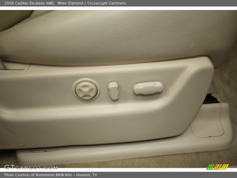 White Diamond / Cocoa/Light Cashmere 2008 Cadillac Escalade AWD