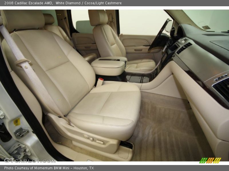 White Diamond / Cocoa/Light Cashmere 2008 Cadillac Escalade AWD