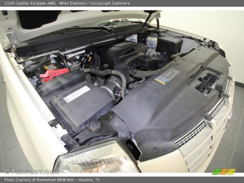 White Diamond / Cocoa/Light Cashmere 2008 Cadillac Escalade AWD