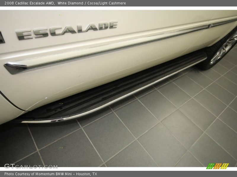 White Diamond / Cocoa/Light Cashmere 2008 Cadillac Escalade AWD