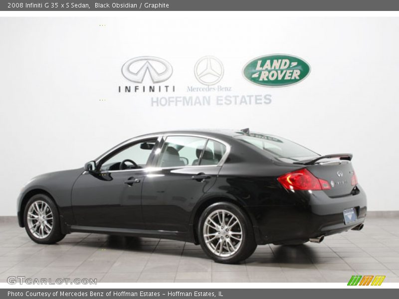 Black Obsidian / Graphite 2008 Infiniti G 35 x S Sedan