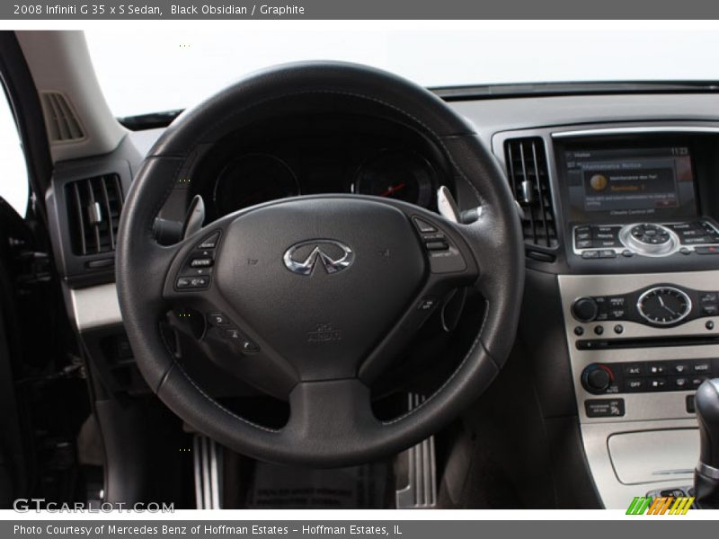 Black Obsidian / Graphite 2008 Infiniti G 35 x S Sedan