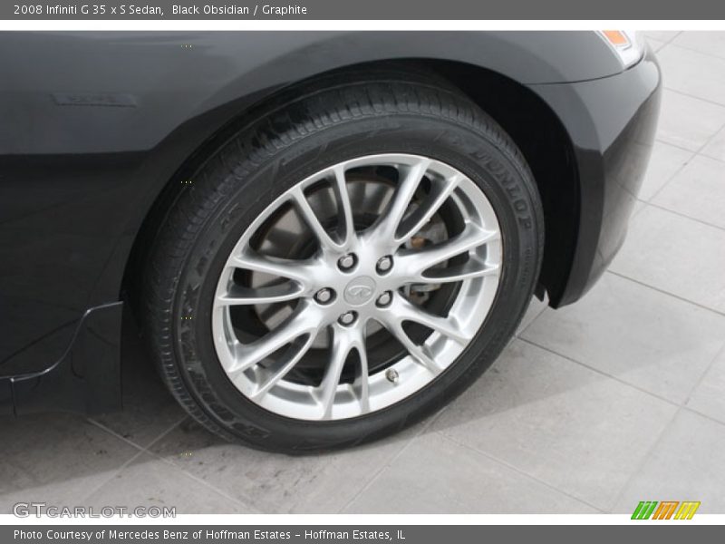 Black Obsidian / Graphite 2008 Infiniti G 35 x S Sedan