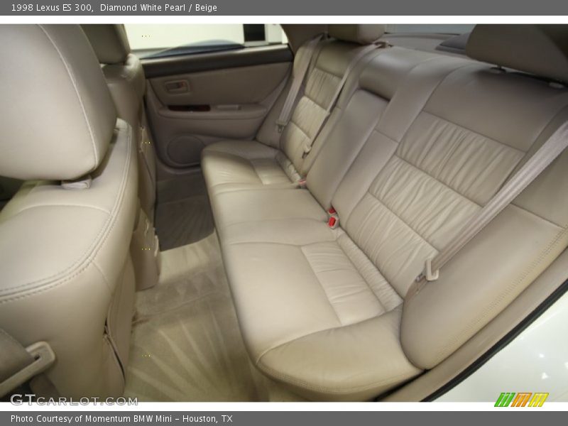Diamond White Pearl / Beige 1998 Lexus ES 300