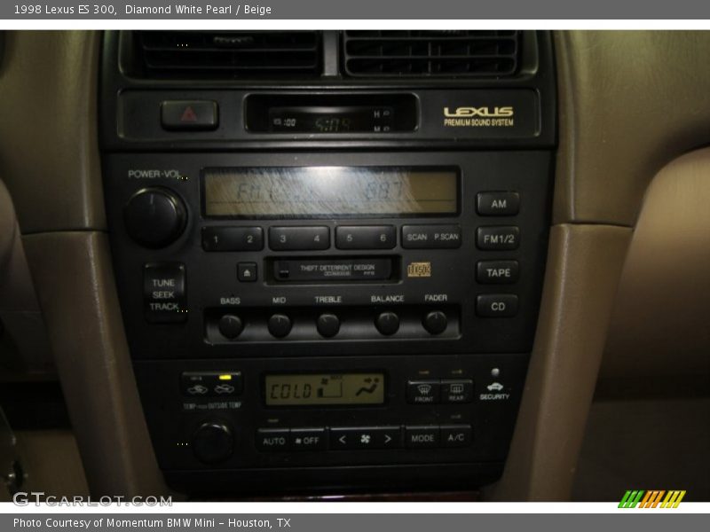 Diamond White Pearl / Beige 1998 Lexus ES 300