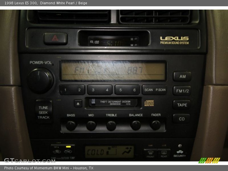 Diamond White Pearl / Beige 1998 Lexus ES 300