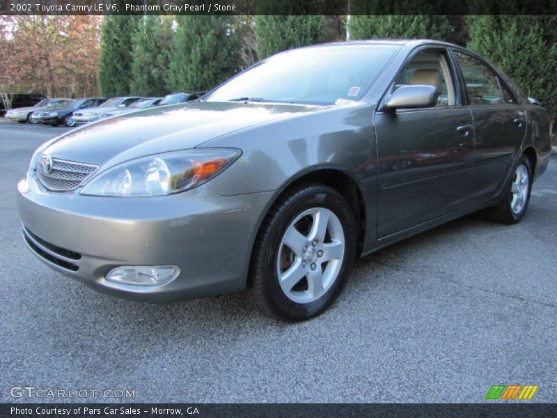 Phantom Gray Pearl / Stone 2002 Toyota Camry LE V6