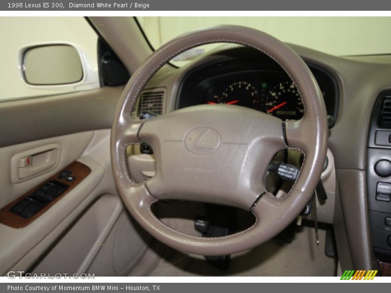 Diamond White Pearl / Beige 1998 Lexus ES 300