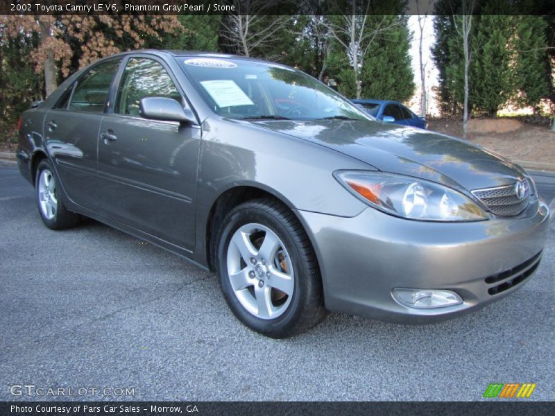 Phantom Gray Pearl / Stone 2002 Toyota Camry LE V6