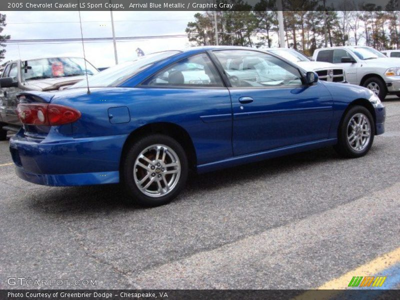 Arrival Blue Metallic / Graphite Gray 2005 Chevrolet Cavalier LS Sport Coupe