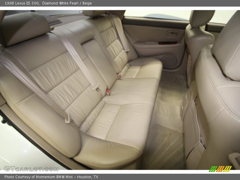 Diamond White Pearl / Beige 1998 Lexus ES 300