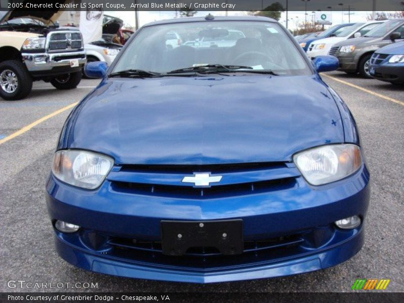 Arrival Blue Metallic / Graphite Gray 2005 Chevrolet Cavalier LS Sport Coupe