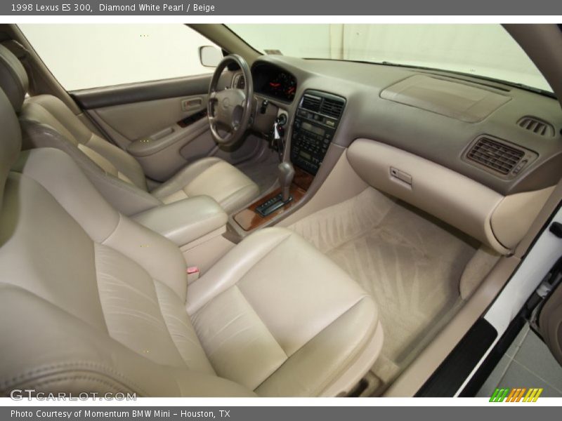 Diamond White Pearl / Beige 1998 Lexus ES 300