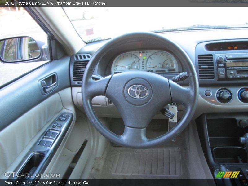 Phantom Gray Pearl / Stone 2002 Toyota Camry LE V6