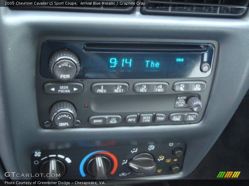 Audio System of 2005 Cavalier LS Sport Coupe