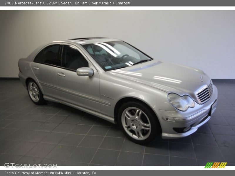 Brilliant Silver Metallic / Charcoal 2003 Mercedes-Benz C 32 AMG Sedan