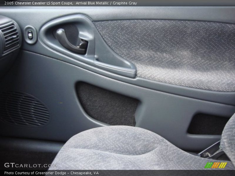 Arrival Blue Metallic / Graphite Gray 2005 Chevrolet Cavalier LS Sport Coupe