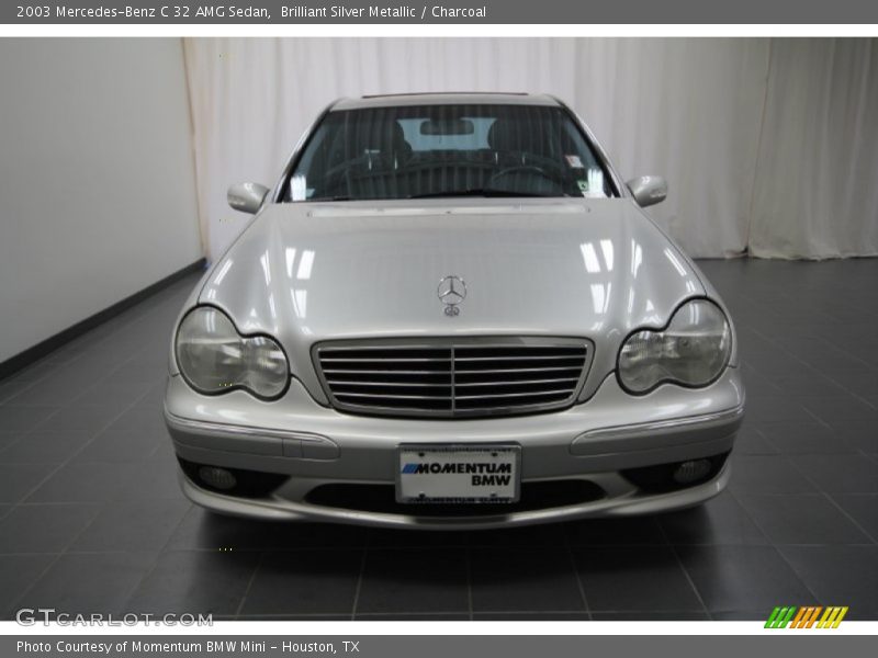 Brilliant Silver Metallic / Charcoal 2003 Mercedes-Benz C 32 AMG Sedan