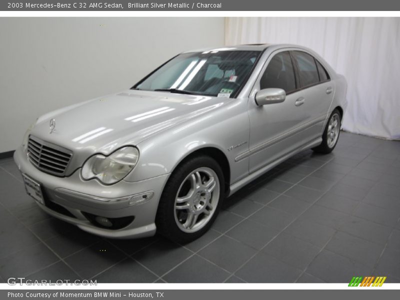 Brilliant Silver Metallic / Charcoal 2003 Mercedes-Benz C 32 AMG Sedan