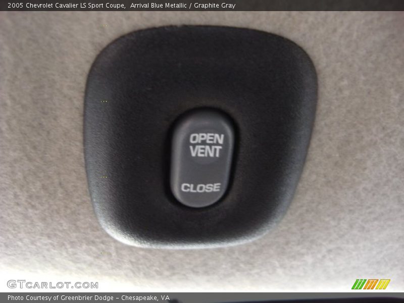 Arrival Blue Metallic / Graphite Gray 2005 Chevrolet Cavalier LS Sport Coupe