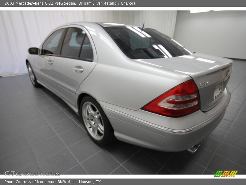 Brilliant Silver Metallic / Charcoal 2003 Mercedes-Benz C 32 AMG Sedan
