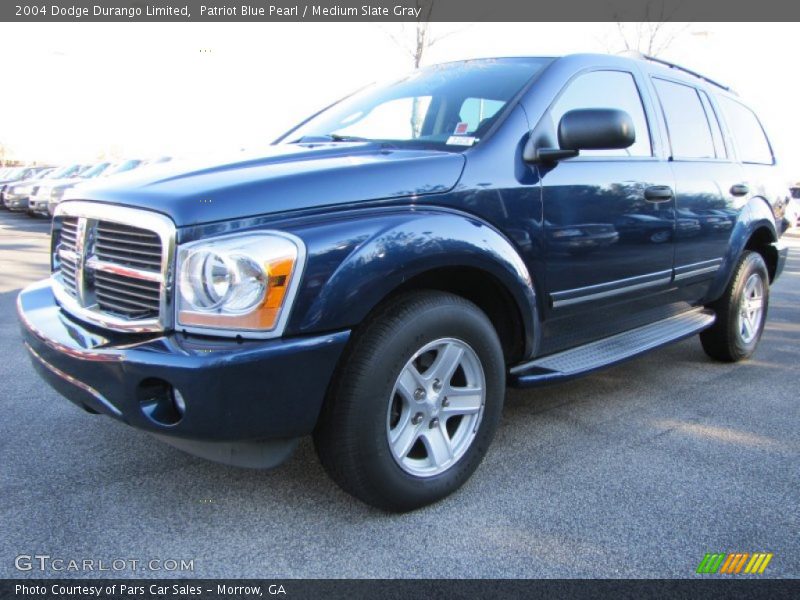 Patriot Blue Pearl / Medium Slate Gray 2004 Dodge Durango Limited