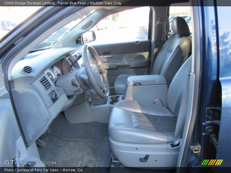 Patriot Blue Pearl / Medium Slate Gray 2004 Dodge Durango Limited