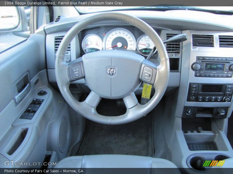 Patriot Blue Pearl / Medium Slate Gray 2004 Dodge Durango Limited