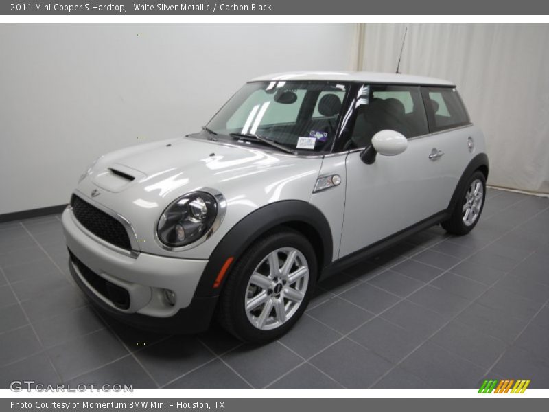 White Silver Metallic / Carbon Black 2011 Mini Cooper S Hardtop