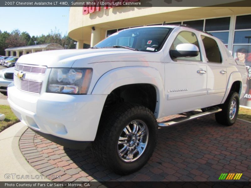 Summit White / Ebony/Light Cashmere 2007 Chevrolet Avalanche LT 4WD